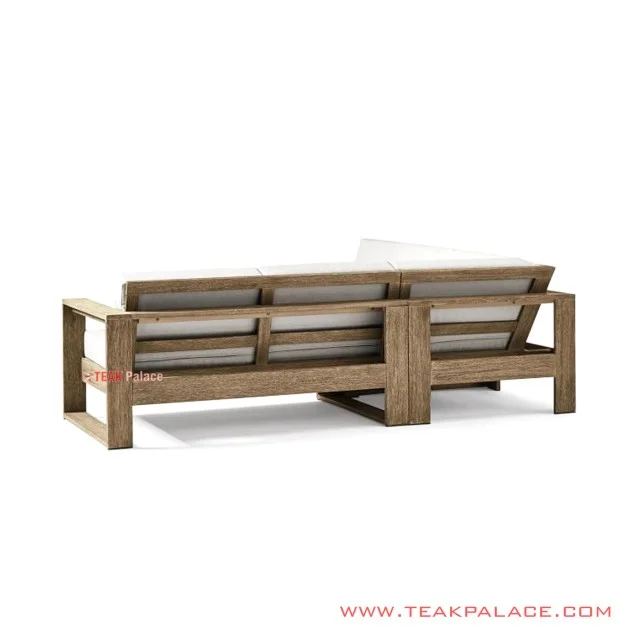 Sofa L Natural Minimalis Seri Bitam