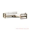 Sofa L Natural Minimalis Seri Bitam