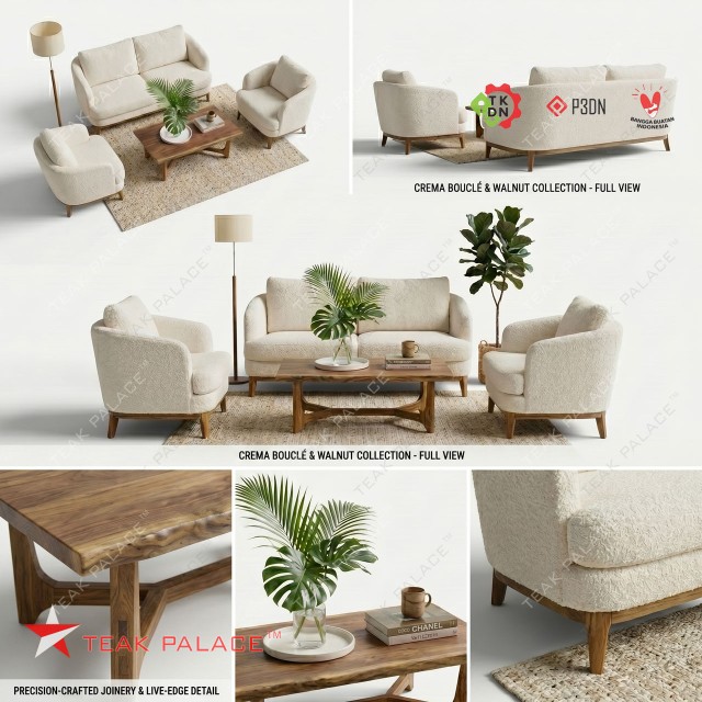 Latest Modern Minimalist Sofa: Set 211 Layton Solid Teak Wood Latest Modern Minimalist Sofa: Set 211 Layton Solid Teak Wood