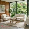 Sofa Minimalis Modern Terbaru: Set 211 Layton Kayu Jati Solid