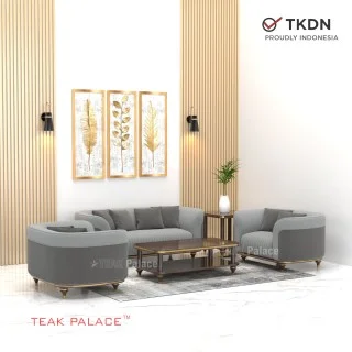 Kursi Tamu Minimalis 211 Abu-abu Seri Nias