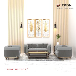 Kursi Tamu Minimalis 211 Abu-abu Seri Nias