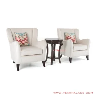 Set Sofa Teras Modern Black Walnut Seri Accent