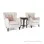 Set Sofa Teras Modern Black Walnut Seri Accent