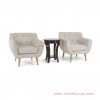 Kursi Tamu Teras Set Dina Natural Black Walnut Linen kursi tamu teras set dina natural black walnut linen 63