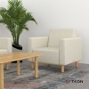 Minimalist Sofa 21 ION Narrow Space TKDN Beige Fabric minimalist sofa 21 ion narrow space tkdn beige fabric 65