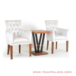 Kursi Teras Minimalis Jati Vintage Seri Wilona