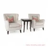 kursi sofa teras set meja black walnut jok putih seri accent 59