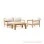 Set Meja Tamu Sofa Mouila Minimalis Jati Golden Teak