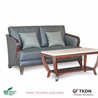 Kursi Tamu Minimalis Mewah Nusantara  21 Oscar Grey