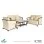 Sofa Set 221 + Meja Marmer New Lunia Kulit Ivory