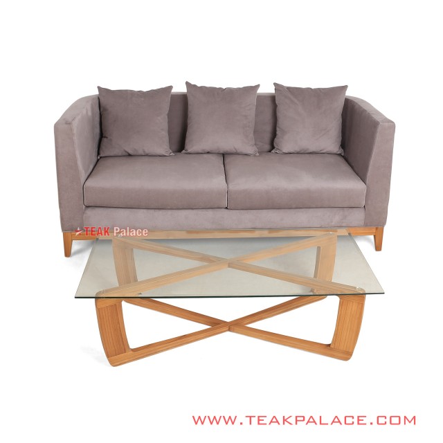 Sofa Santai Meja Tamu Kayu Jati Top Kaca Seri Kemang sofa santai meja tamu kayu jati top kaca seri kemang 59