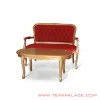 Teak Victorian 2 Seat Table Set teak victorian 2 seat table set 52