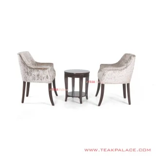 Set Kursi Teras Velar Jati Black Walnut Minimalis