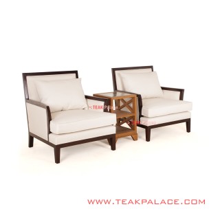 Set Kursi Teras Veyron Minimalis Jati