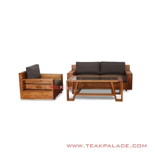 Set Tamu Sunda Salak Brown Minimalis