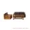 Set Tamu Sunda Salak Brown Minimalis