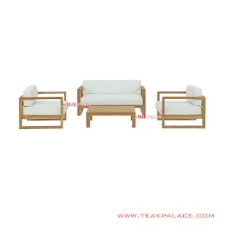 Set Kursi Tamu Seri Astana Putih Minimalis