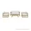 Set of Guest Chairs in Minimalist White Astana Series