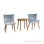 Kursi Meja Teras Set Modern Minimalis Golden Teak 
