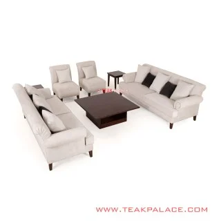 Set Sofa Tamu Modern 3311 Rivoli Linen Seri Amanda