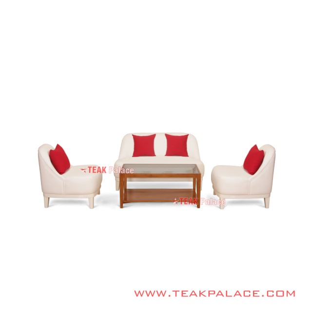Sofa Kursi Santai Kafe Kulit Putih Seri Lampung sofa kursi santai kafe kulit putih seri lampung 58