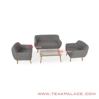 Sofa Retro Modern 211 Grey Seri Dina