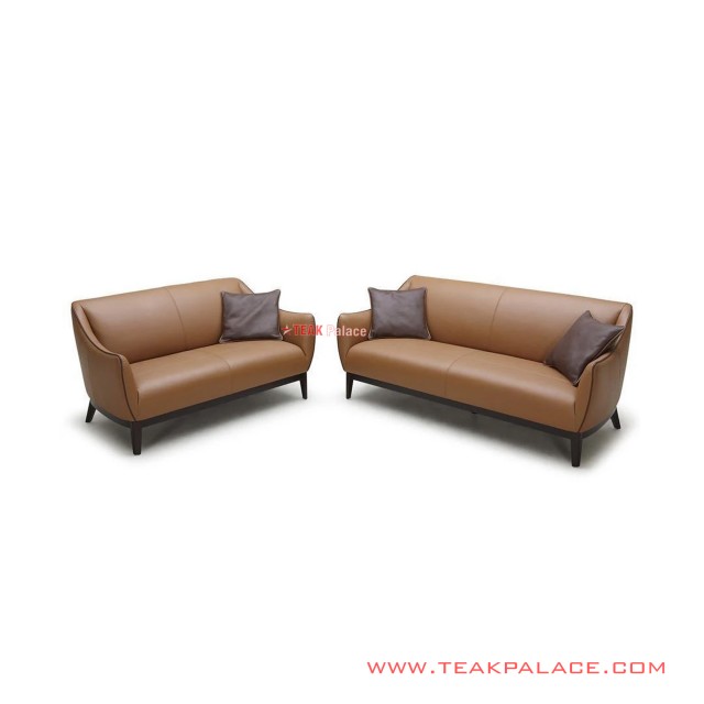 Sofa Set Seri Viana Oscar Brown Minimalis Jati sofa set seri viana oscar brown minimalis jati 60