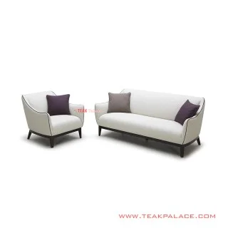 Viana Sofa Tamu Set Putih Jati Minimalis