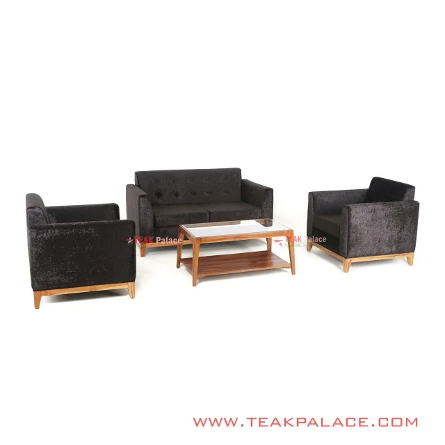 Sofa Set 211 Seri Riau Hitam Sofa Set 211 Seri Riau Hitam