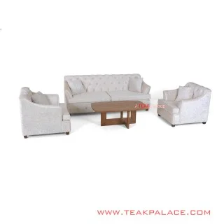 Sofa Set Minimalis 311 Putih seri Musi