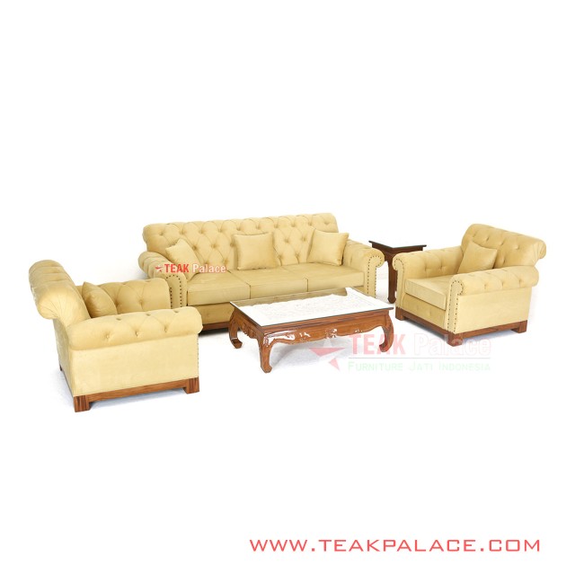 Sofa Ruang Tamu Kayu Jati 311 Meja Ukir Robinson Yellow sofa ruang tamu kayu jati 311 meja ukir robinson yellow 60