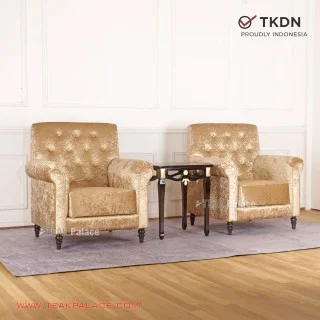 Sofa Kursi Tamu Mewah American Classic Seri Valeri