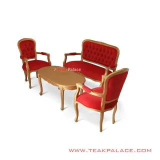 Set Sofa Tamu Emas Victorian 211 Minimalis