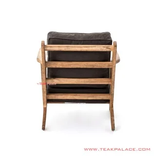 Minimalist Terrace Chair With Cushion Brown Ronald Series Minimalist Terrace Chair With Cushion Brown Ronald Series