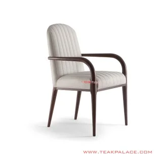Kursi Teras Jati Modern Seri Jihan White