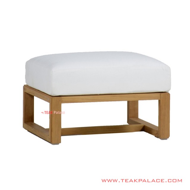 Ottoman Minimalist Natural Teak Avondale ottoman minimalist natural teak avondale 60
