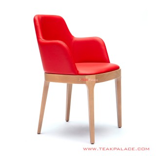 Kursi Teras Jati Oscar Red Seri Ghebi Minimalis