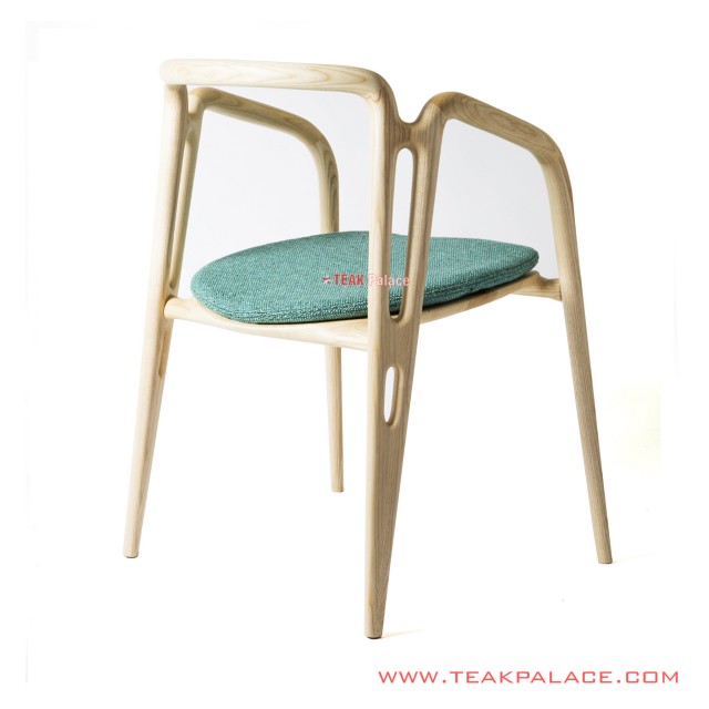 Buana Natural Terrace Chair with Minimalist Green Cushion buana natural terrace chair with minimalist green cushion 63