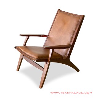 Kursi Single Tamu Minimalis Hamburg Brown