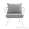 Kursi Teras Hanoi Minimalis Duco White