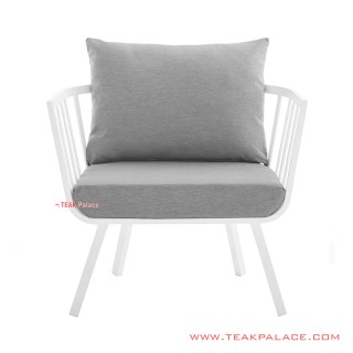 Kursi Teras Hanoi Minimalis Duco White