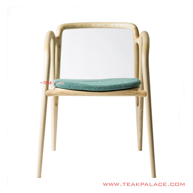 Buana Natural Terrace Chair with Minimalist Green Cushion buana natural terrace chair with minimalist green cushion 61