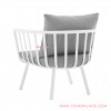 hanoi minimalist terrace chair duco white 53