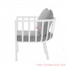 hanoi minimalist terrace chair duco white 52