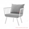 hanoi minimalist terrace chair duco white 51