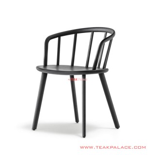Kursi Teras Hitam Jati Nymar Minimalis