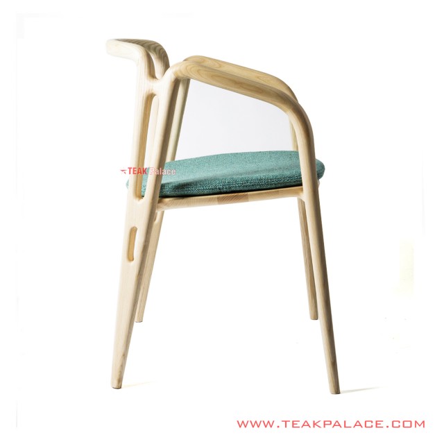 Buana Natural Terrace Chair with Minimalist Green Cushion buana natural terrace chair with minimalist green cushion 62
