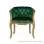 Arianti Armchair White Wash Rustic Jati Minimalis Hijau