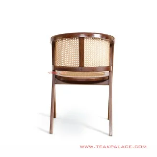Kursi Teras Jati Anyaman Rotan Seri Ikonic
